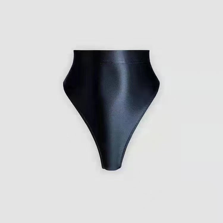 Silky Glossy Skinny Stretch Panties -  Fashion Men's Panties