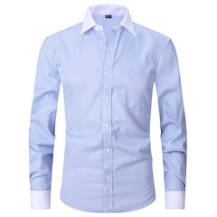 Men's Non-iron Dress Striped Shirt
