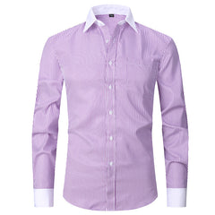 Men's Non-iron Dress Striped Shirt