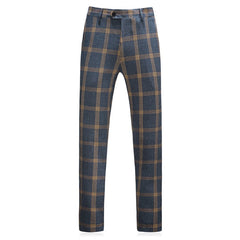 3 piece Formal Plaid Suit