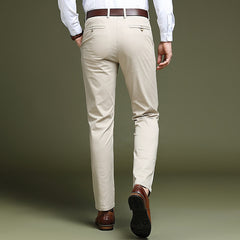 Men's Business Casual Pants Straight Leg Pants