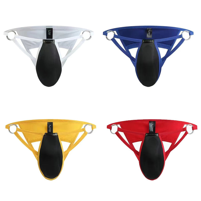 Three-Dimensional Cup Cover Sexy Hollow Thong -  