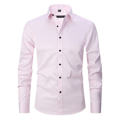 2023 Slim Fit Solid Color Stretch Shirt