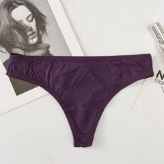 New Sexy Low Waist Breathable Cotton Thong