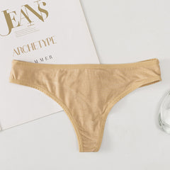 New Sexy Low Waist Breathable Cotton Thong