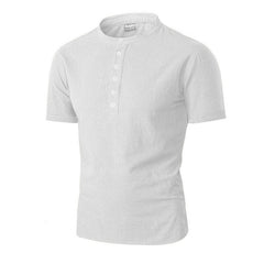 Buttoned Short Sleeve Polo Shirt