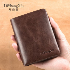 Large Capacity Casual Leather Men's Wallet