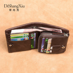 Large Capacity Casual Leather Men's Wallet