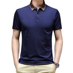 Elegant Collar Polo Shirt