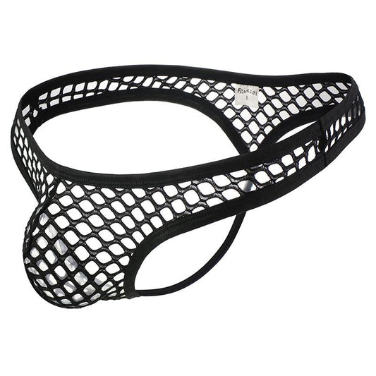 Men's Sexy Transparent Mesh Thong