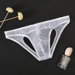 Men's Sexy Tulle Leaky Hip Panties