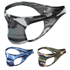 Men Sexy Camouflage Thong