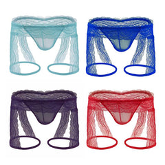 Men's Lace Leggings Panties