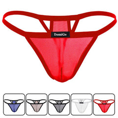Seamless Fashion Men's Sexy Mesh Thong