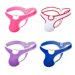 New Silk Skating Silk Transparent Sexy Thong