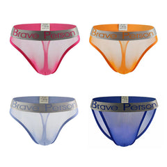 Transparent Mesh Low-Rise Hip Thong