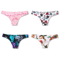 Men's Ice Silk Print Briefs