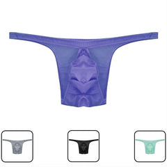 Men's Ice Silk Transparent Sexy Thong