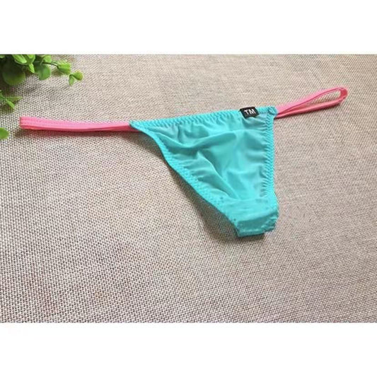 Ice silk stretch thong