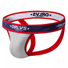 Mens Jockstrap Briefs Gay Cotton Thongs Strings  -  