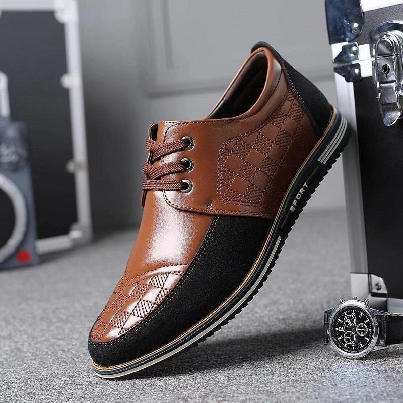 Men's All-Match Light Leather Shoes