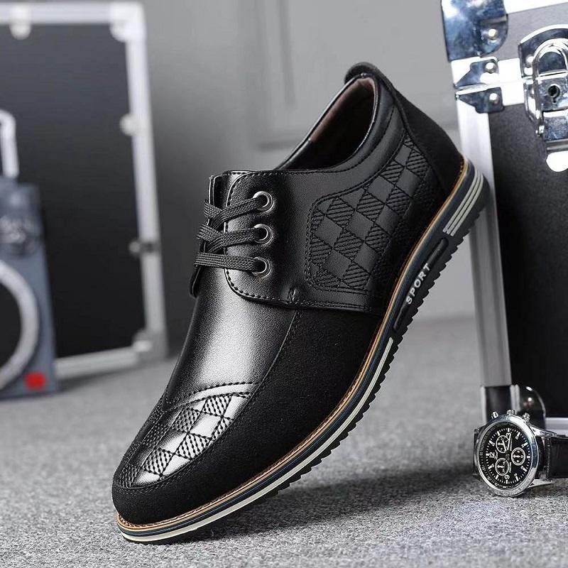 Men's All-Match Light Leather Shoes