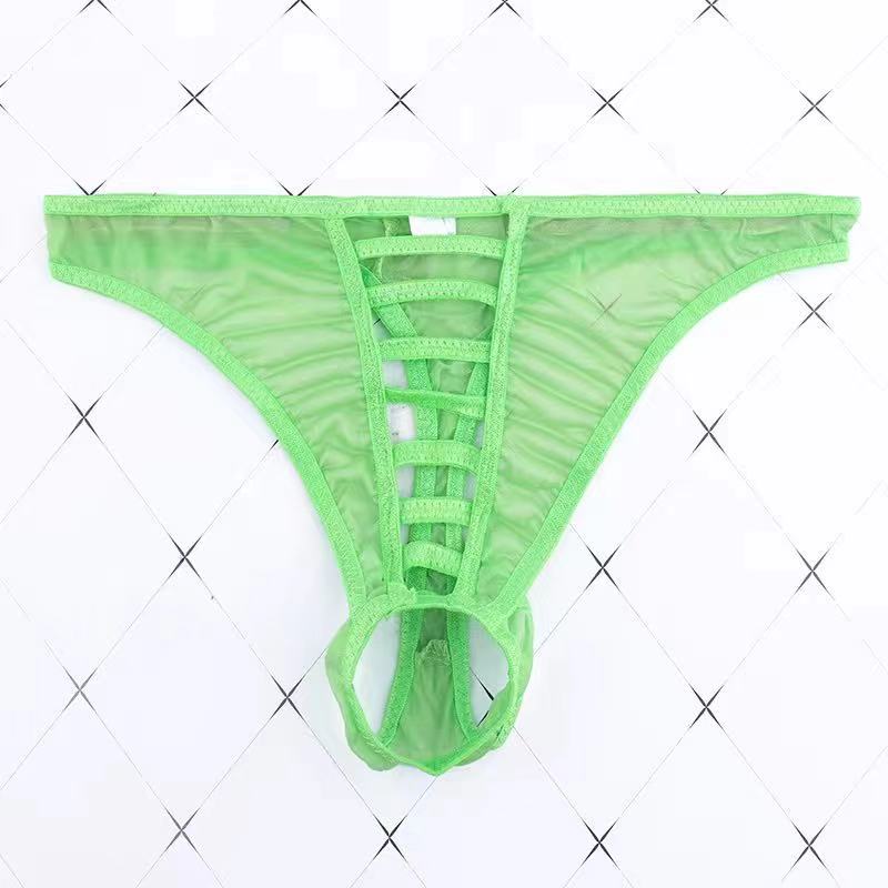 Men's Sexy Mesh See-Through Briefs