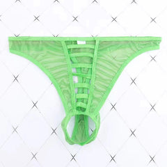 Men's Sexy Mesh See-Through Briefs
