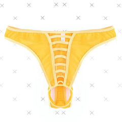 Men's Sexy Mesh See-Through Briefs