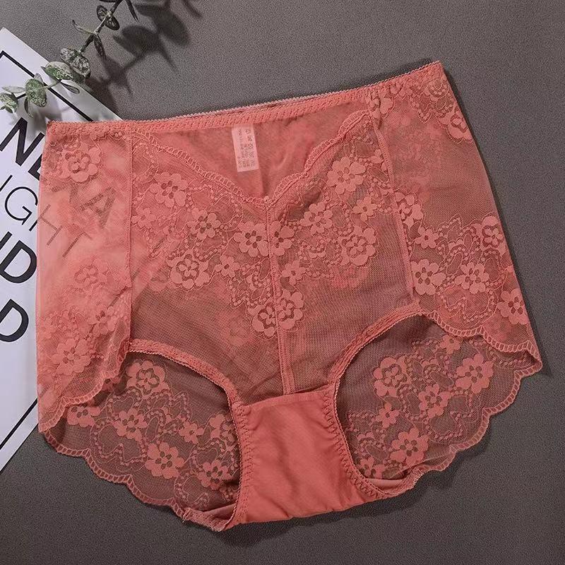 High Waist Plus Size Lace Sexy Panties