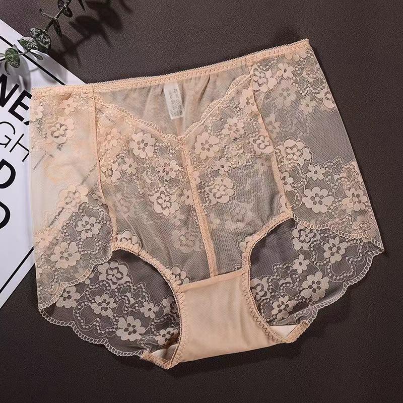 High Waist Plus Size Lace Sexy Panties