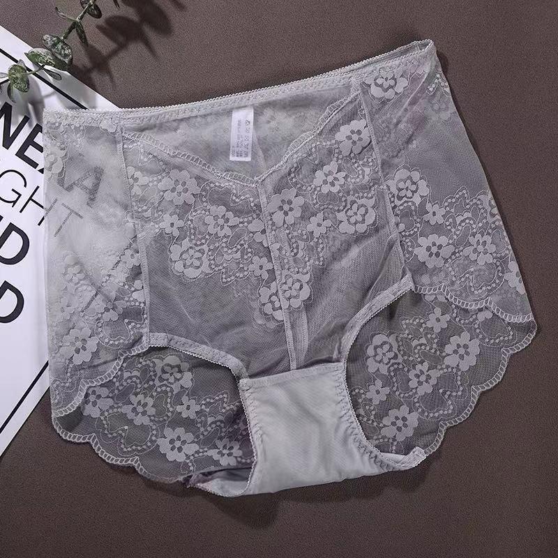 High Waist Plus Size Lace Sexy Panties