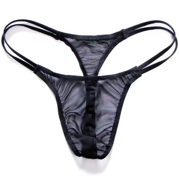 [4 PCS] Ultra-Thin See-Through Mesh Sexy Thong