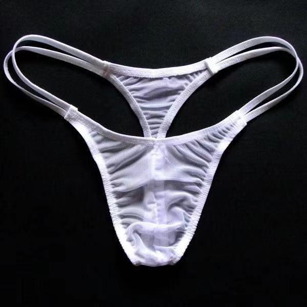 [4 PCS] Ultra-Thin See-Through Mesh Sexy Thong