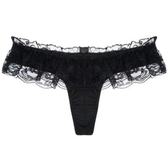 Men's Silk Lace Sexy Gay Briefs