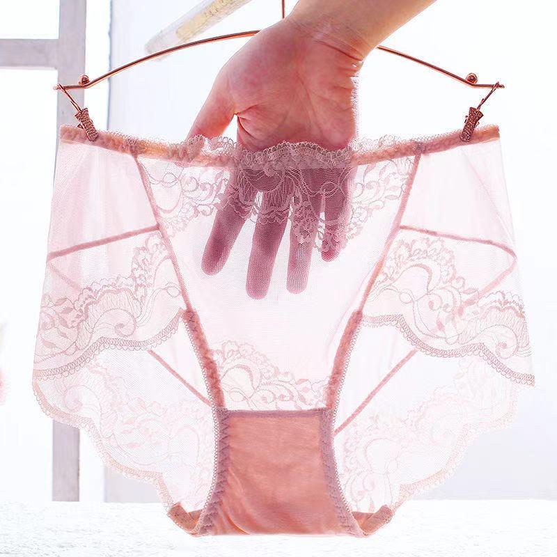 Non-Marking Mesh Lace Transparent Panties