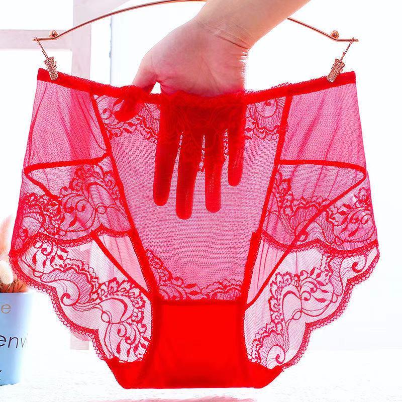 Non-Marking Mesh Lace Transparent Panties