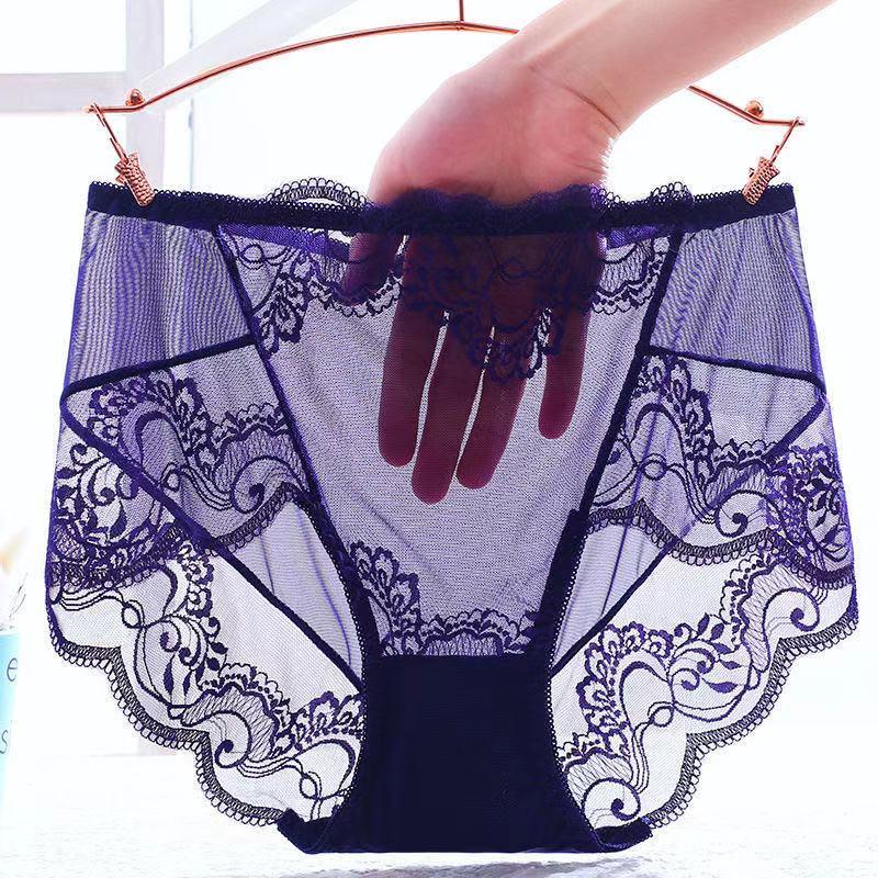 Non-Marking Mesh Lace Transparent Panties