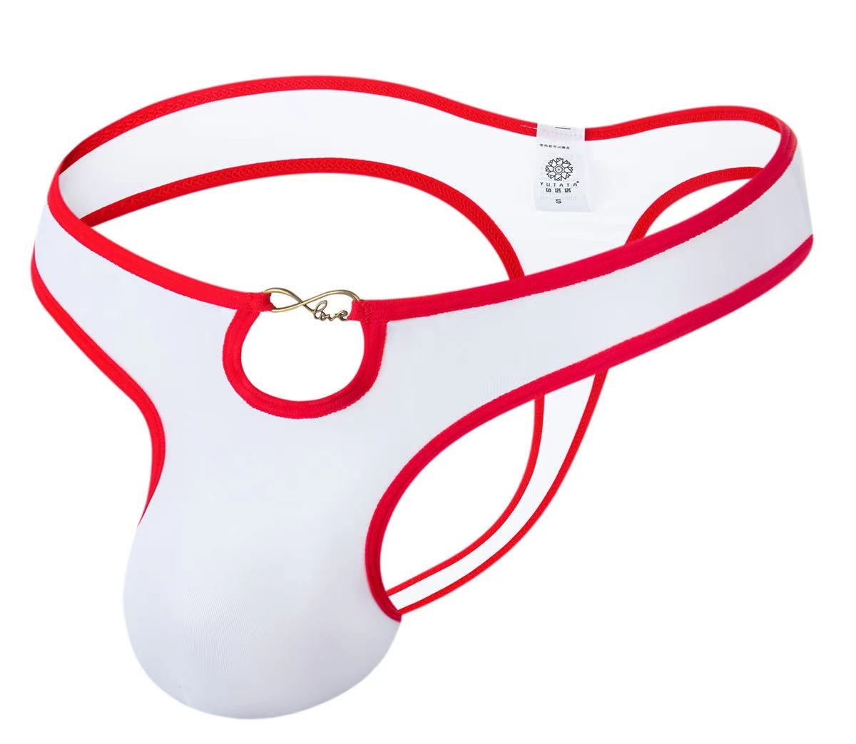 New Silk Skating Silk Transparent Sexy Thong