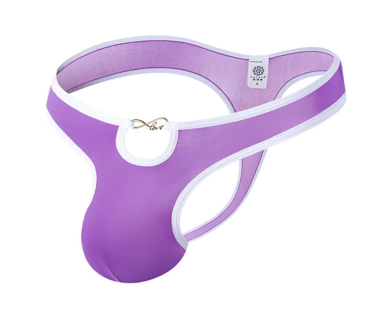 New Silk Skating Silk Transparent Sexy Thong