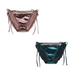 Lace Silk Tie Panties