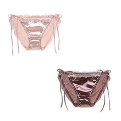 Lace Silk Tie Panties