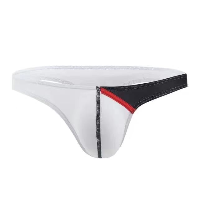 Ultra-Thin Ice Silk Contrast Thong