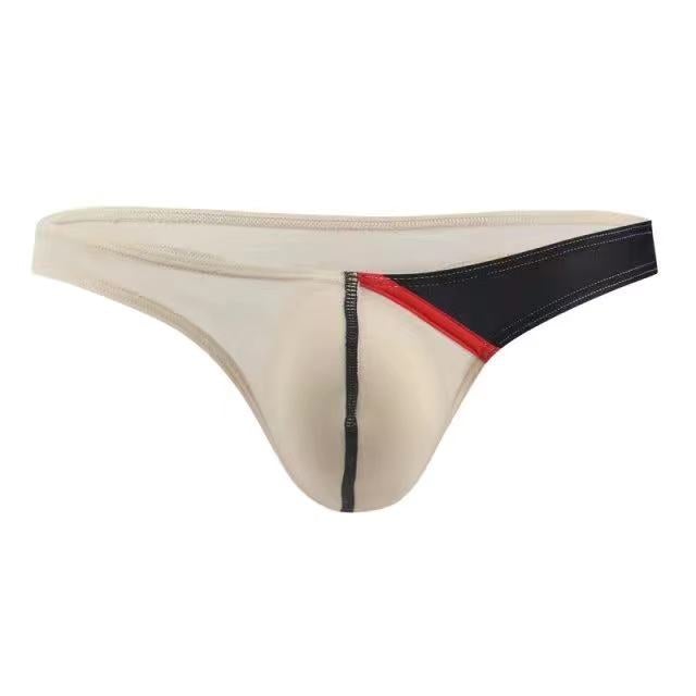 Ultra-Thin Ice Silk Contrast Thong