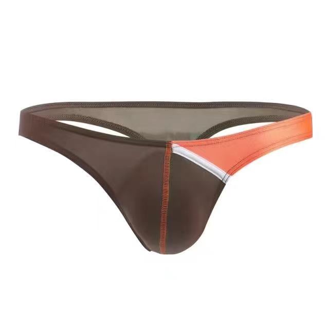 Ultra-Thin Ice Silk Contrast Thong