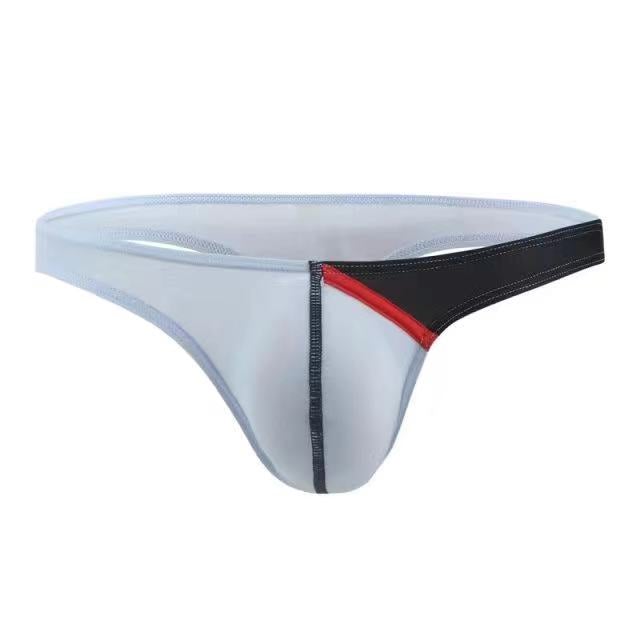 Ultra-Thin Ice Silk Contrast Thong