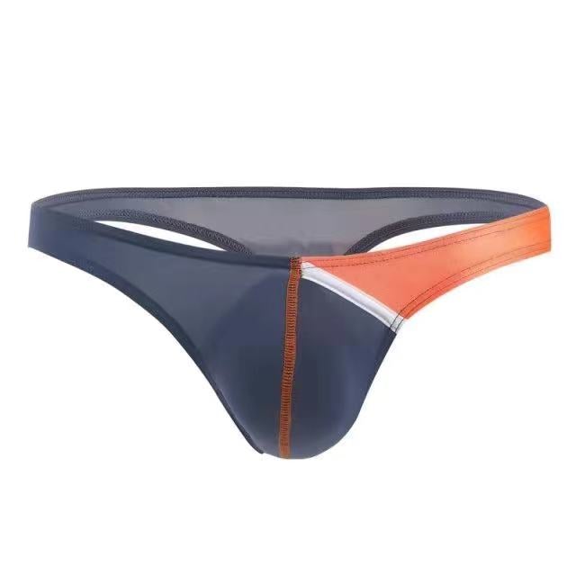 Ultra-Thin Ice Silk Contrast Thong