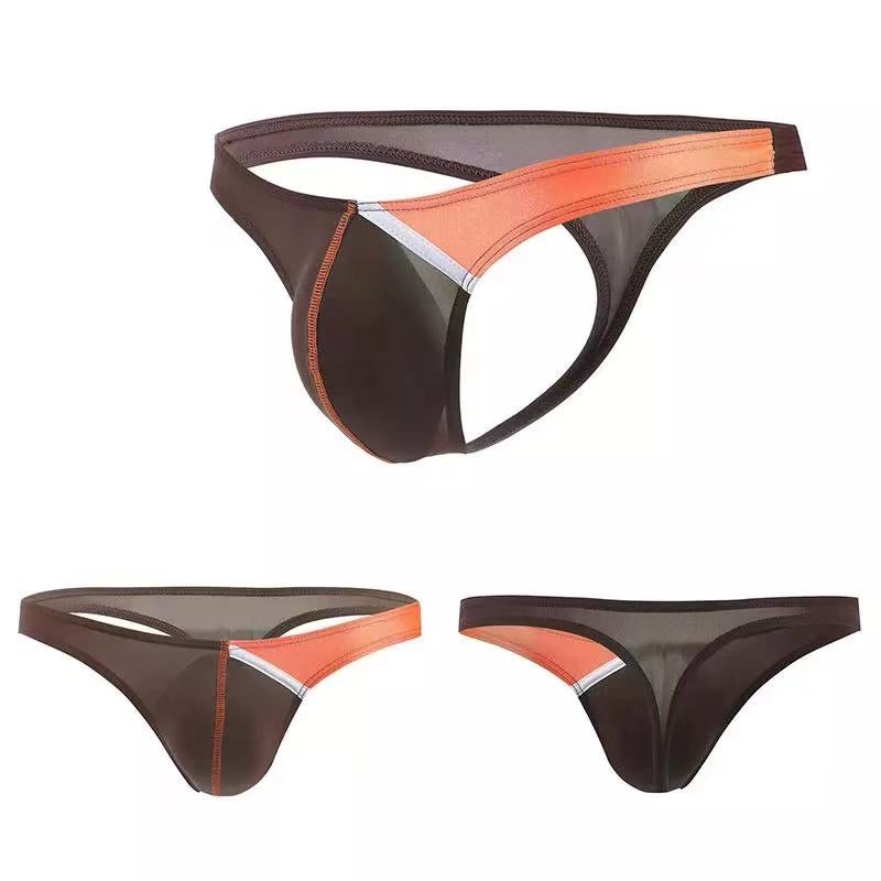 Ultra-Thin Ice Silk Contrast Thong