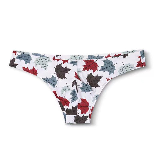 Men's Ice Silk Print Briefs