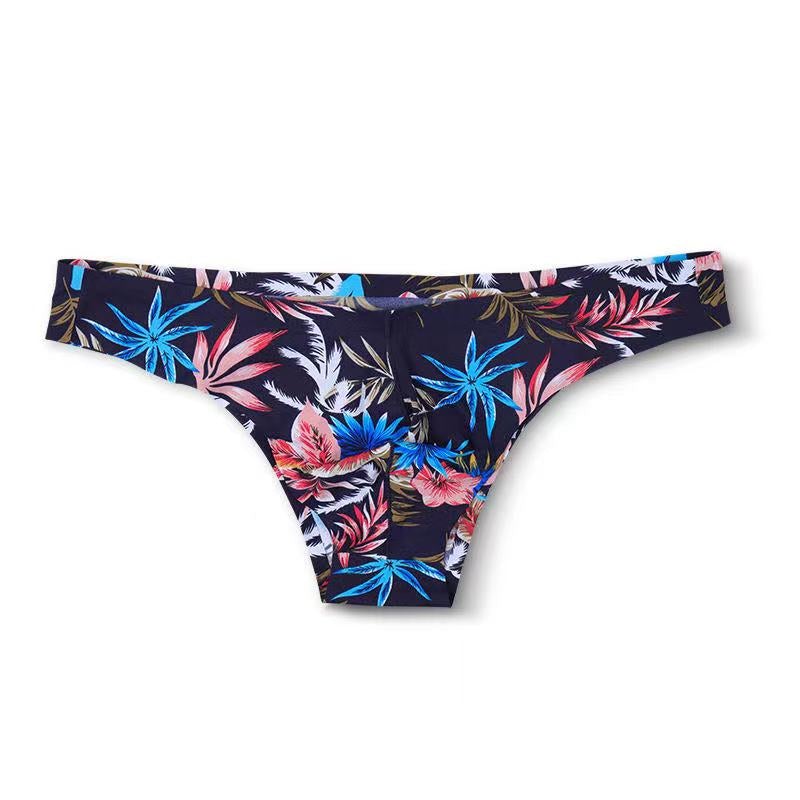 Men's Ice Silk Print Briefs